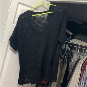 Free People Lovely Day T-Shirt Black